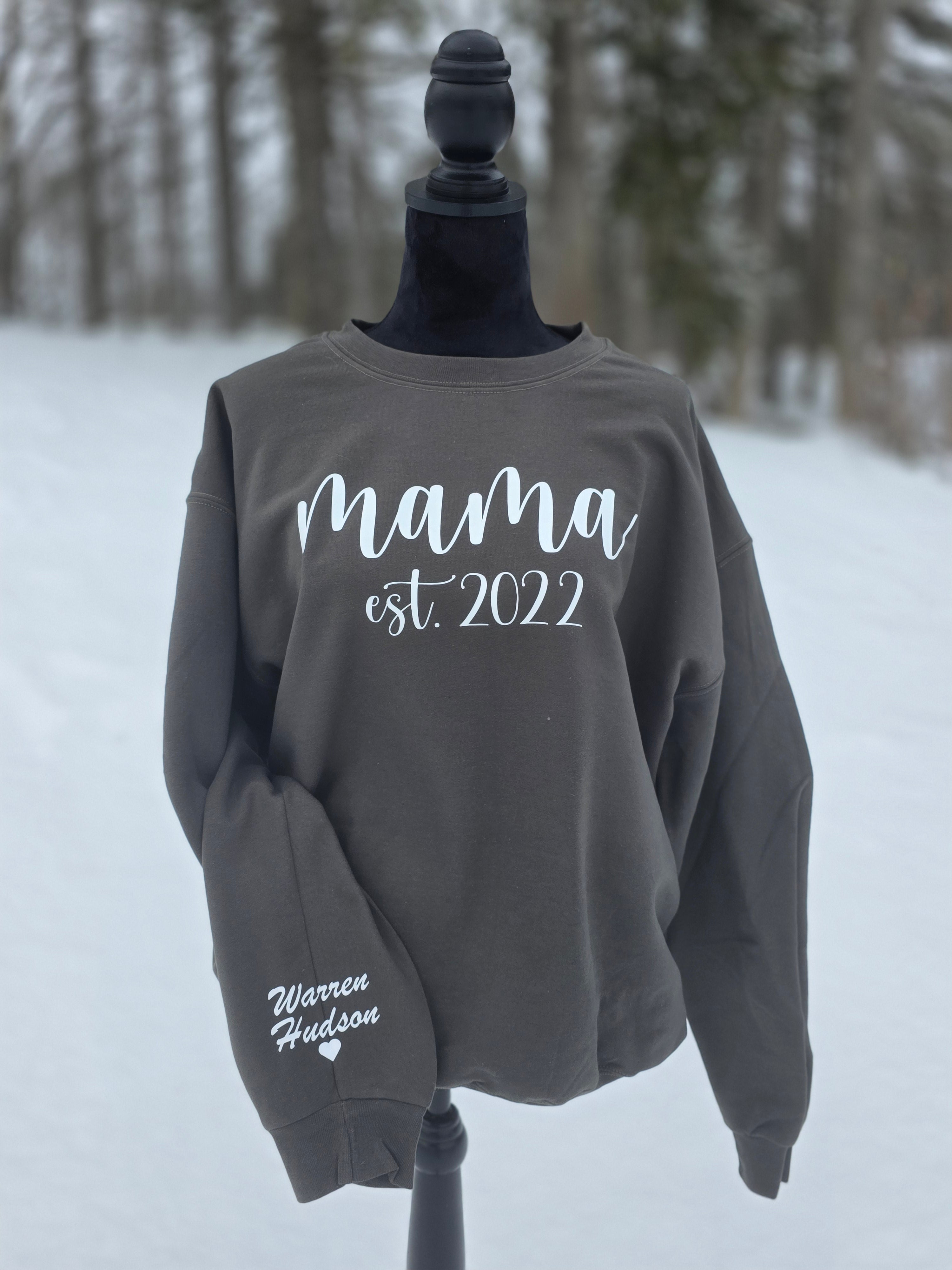 Custom Mama EST. Crewneck