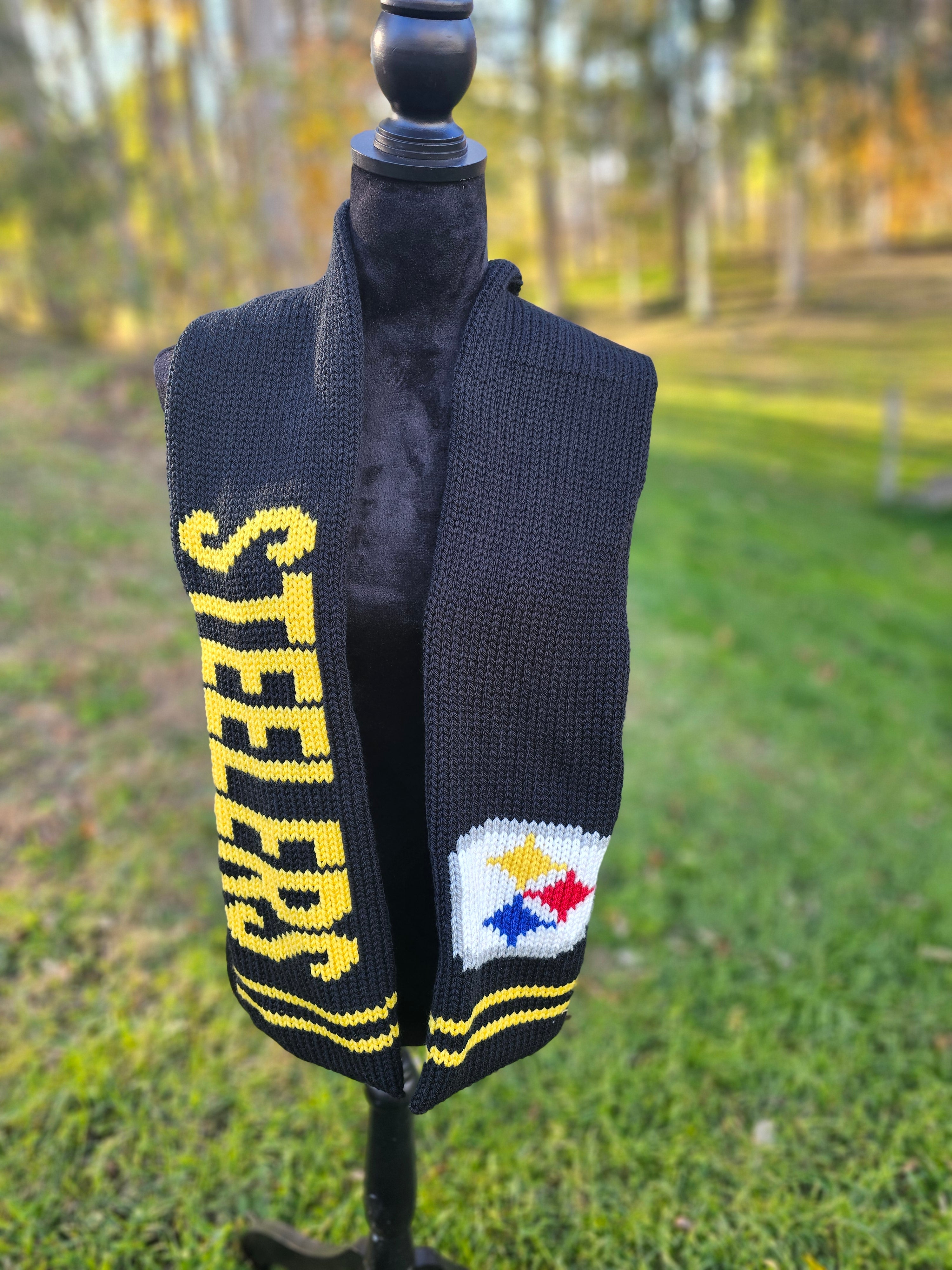 Pittsburgh Steelers Double Knit Scarf