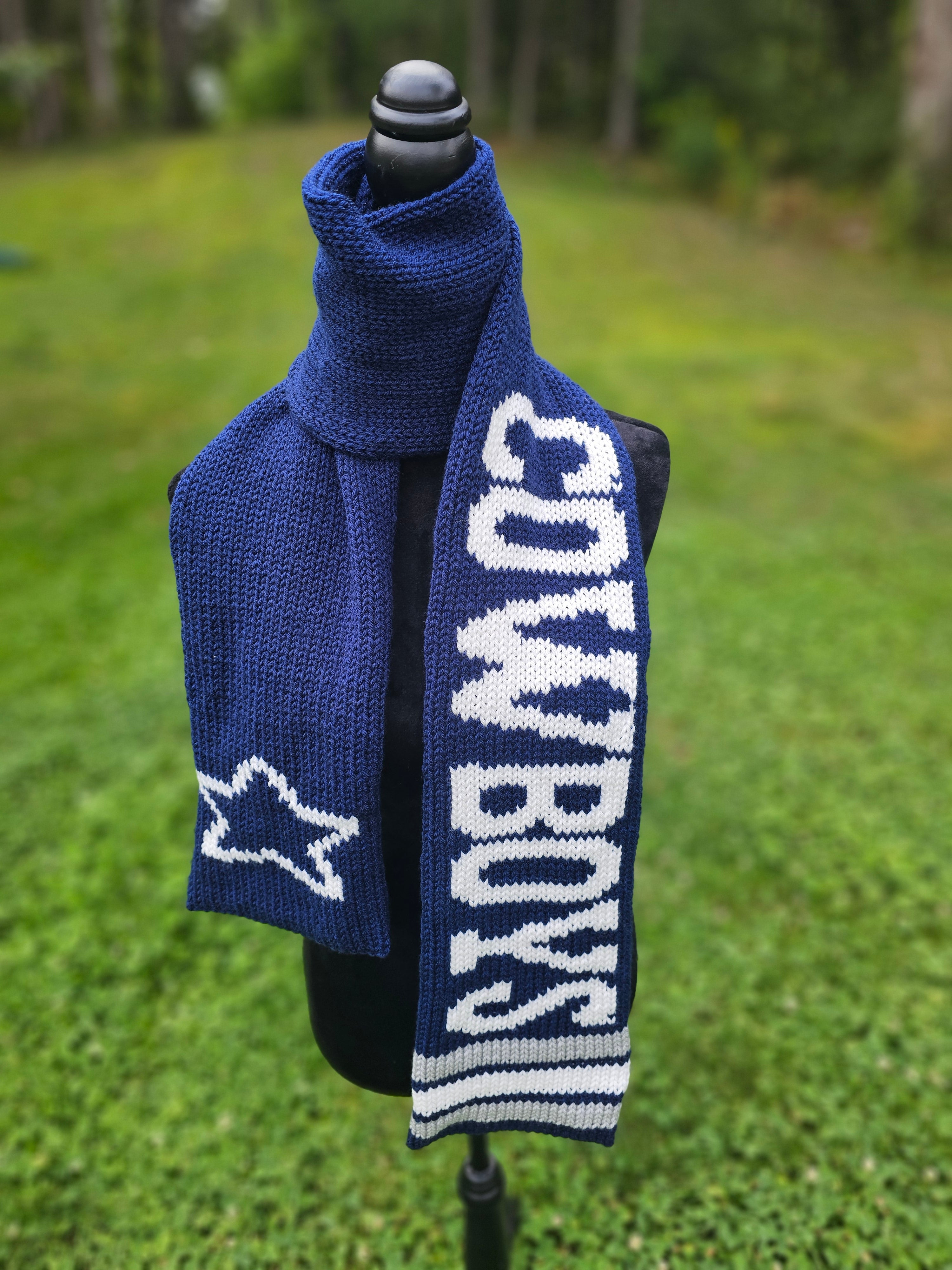 Dallas Cowboys Double Knit Scarf